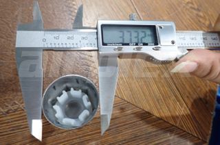 WHEEL NUT COVER - STAINLESS - 19MM