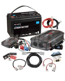 DUAL BATTERY - AUX POWER KIT - 100AH