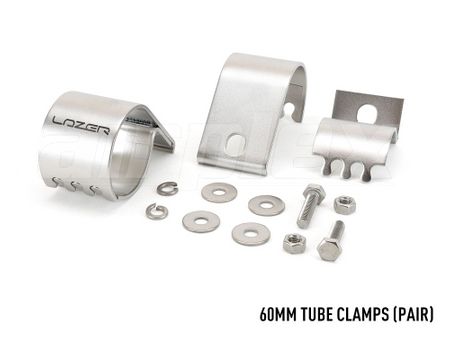LAZER LIGHTS 60mm Tube Clamp (Pair)
