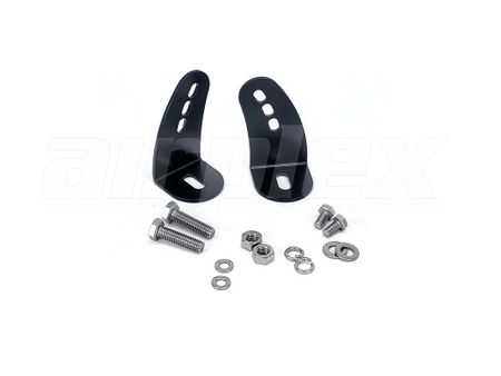 LAZER LIGHTS Side Mounts Kit (incl. stainless steel fixings) - Black