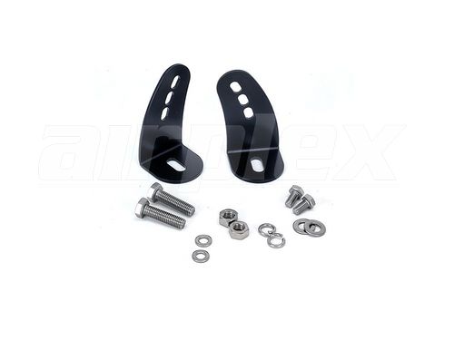 LAZER LIGHTS Side Mounts Kit (incl. stainless steel fixings) - Black