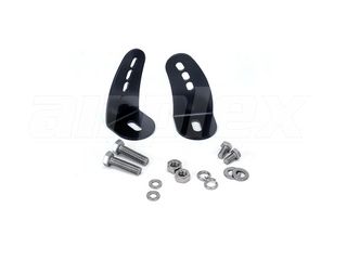 LAZER LIGHTS Side Mounts Kit (incl. stainless steel fixings) - Black