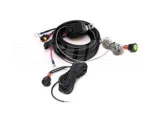 LAZER LIGHTS One-Lamp 3-Pin Superseal Wiring Kit (12V), with Momentary Switch (for Linear-6 Elite+)