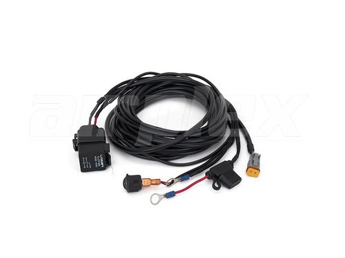 LAZER LIGHTS One-Lamp 2-Pin Deutsch DT Wiring Kit, Long (12V)
