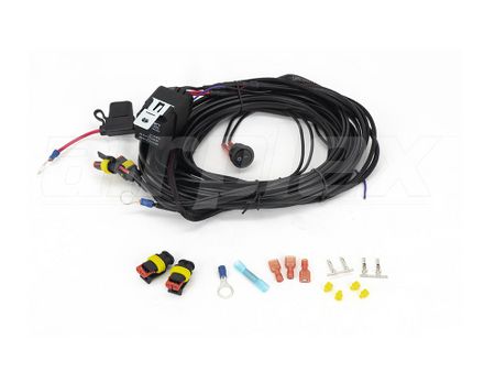 LAZER LIGHTS Two-Lamp 2-Pin Superseal Wiring Kit, Long (12V)