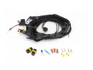 LAZER LIGHTS Two-Lamp 2-Pin Superseal Wiring Kit, Long (12V)