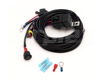 LAZER LIGHTS One-Lamp 2-Pin Superseal Wiring Kit, Long (12V)