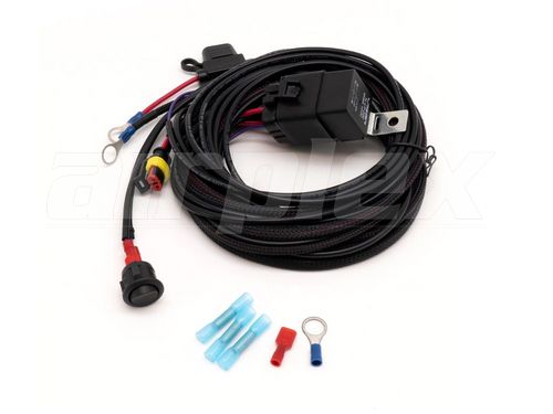 LAZER LIGHTS One-Lamp 2-Pin Superseal Wiring Kit, Long (12V)