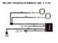 LAZER LIGHTS Two-Lamp 2-Pin Deutsch DT Wiring Kit, Long (12V)