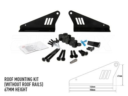 LAZER LIGHTS Roof Mounting Kit - 67mm Height