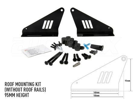 LAZER LIGHTS Roof Mounting Kit - 95mm Height