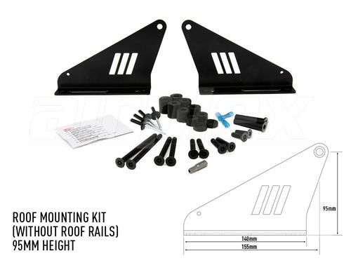 LAZER LIGHTS Roof Mounting Kit - 95mm Height