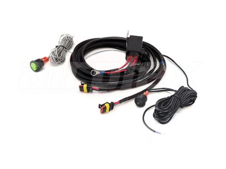 LAZER LIGHTS Two-Lamp 3-Pin Superseal Wiring Kit (12V), with Momentary Switch (for Linear-6 Elite+)