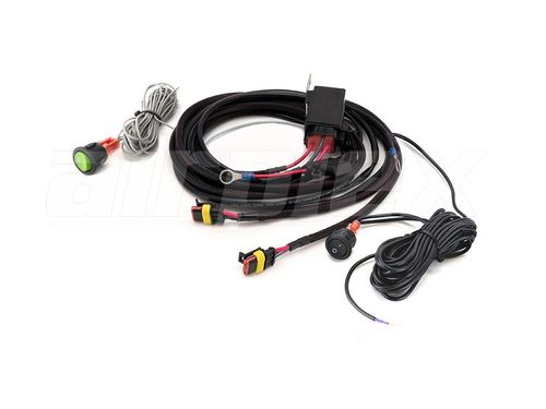 LAZER LIGHTS Two-Lamp 3-Pin Superseal Wiring Kit (12V), with Momentary Switch (for Linear-6 Elite+)