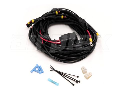 LAZER LIGHTS Four-Lamp 2-Pin Superseal Wiring Kit, Long (12V)