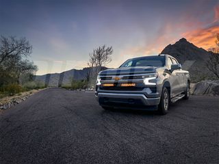 LAZER LIGHTS Chevrolet Silverado 1500 (2023+) - Grille Mount Kit (includes: 2x Triple-R 1000, 1x Gri