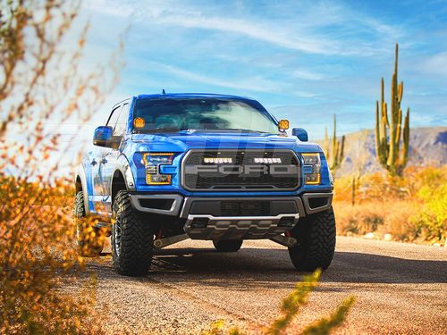 LAZER LIGHTS Ford F-150 Raptor (2017-2020) - Grille Mount Kit (includes: 2x Carbon-6 Drive, 1x Grill