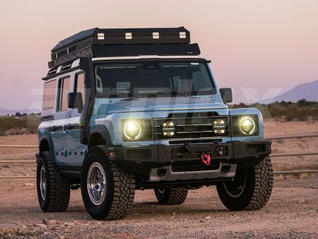 LAZER LIGHTS Ineos Grenadier (2023+) - Grille Mount Kit (includes: 2x Sentinel 7" Standard, 1x Grill