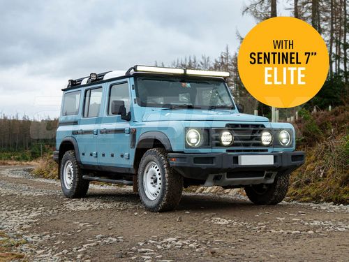 LAZER LIGHTS Ineos Grenadier (2023+) - Grille Mount Kit (includes: 2x Sentinel 7" Elite with PL, 1x