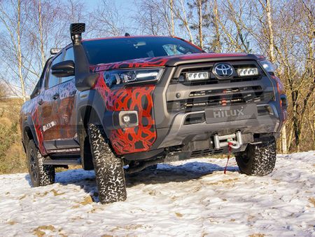 LAZER LIGHTS Toyota Hilux (Rogue)(2021+) - Grille Mount Kit (includes: 2x Triple-R 750 Elite (Gen2),