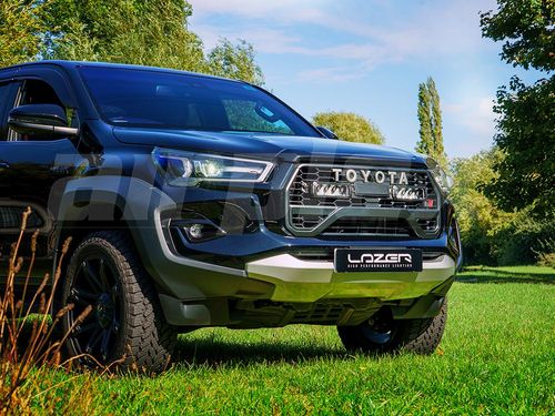 LAZER LAMPS Toyota Hilux GR Sport (2024+) - Grille Mount Kit (includes: 2x Triple-R 750 Elite  1x G