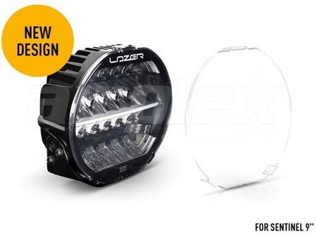 LAZER LAMPS Clear Lens Cover - Sentinel 9''