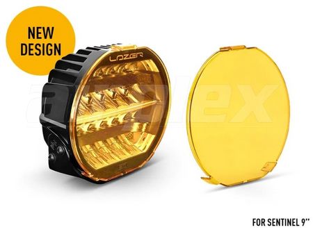 LAZER LAMPS Amber Lens Cover - Sentinel 9''