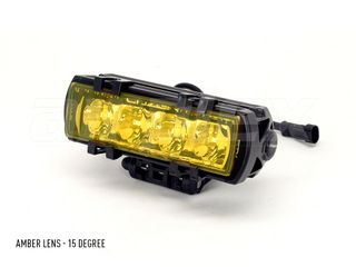 LAZER LIGHTS Amber Reeded Lens Kit - 15 Degree (Horiz) - ST4