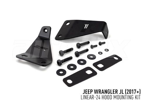 LAZER LIGHTS Jeep Wrangler JL (2017+) - Bonnet Mount (For Linear-24)