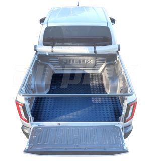 BED MAT - RUBBER NON SKID - suits vehicles WITH OEM tray liner