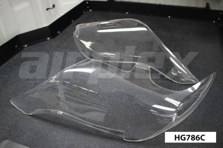 HEADLIGHT GUARD - CLEAR - PAIR