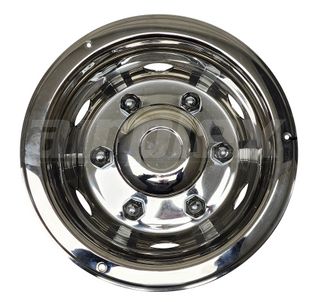 WHEEL TRIM - 17.5" s/s wheel cover - rear (162mm overall depth) with 6 nut covers (each)