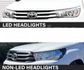 HEADLIGHT GUARD - DARK TINT - PAIR - SUITS NON LED HEAD LIGHTS