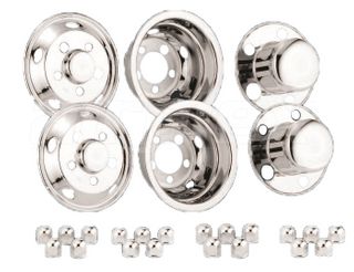 WHEEL TRIM - 15" x 5J 115-8T  5 bolts SET with lug nut caps (set)