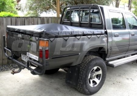 TONNEAU COVER - CONTINUOUS BUNGEE - Double Cab with Wellside