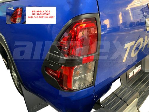 TAIL LIGHT TRIM - BLACK - suits non-LED Tail Light