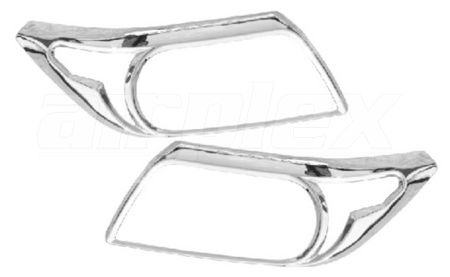 HEADLIGHT TRIM SET CHROME NISSAN