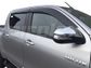 WEATHERSHIELD - SLIM - DARK TINT - 4 PIECE SET suit Toyota Hilux