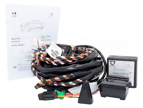 TOWBAR WIRING INTELLEGENT LOOM WITH FACTORY PLUGS - PX1 & BT50 (with green CAN conntector)