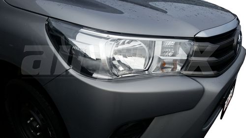 HEADLIGHT GUARD - CLEAR - PAIR - SUITS NON LED HEAD LIGHTS