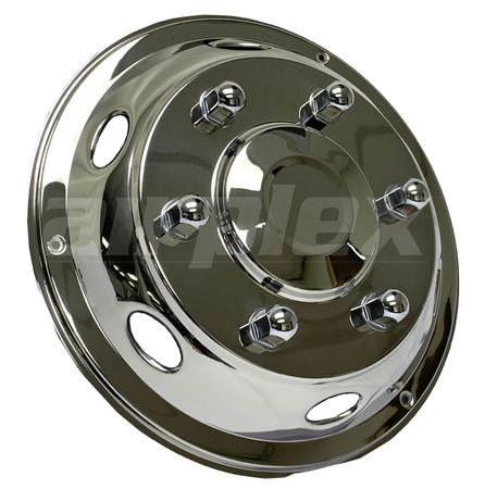 WHEEL TRIM - 17.5" s/s wheel cover - front with 6 integrated nut covers