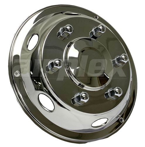 WHEEL TRIM - 17.5" s/s wheel cover - front with 6 integrated nut covers (each)