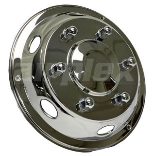 WHEEL TRIM - 17.5" s/s wheel cover - front with 6 integrated nut covers (each)