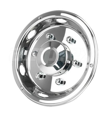 WHEEL TRIM - 17.5" s/s wheel cover - rear (with 66mm overall depth) with 6 nut covers (each)