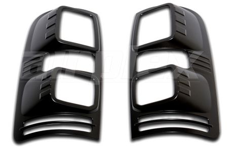 TAIL LIGHT TRIM BLACK COLORADO - PAIR