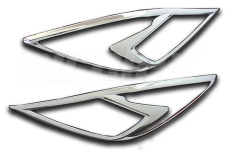 HEADLIGHT TRIM SET - CHROME - MAZDA BT50