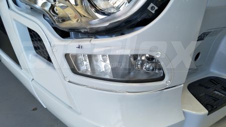 DRIVE LIGHT COVER/GUARD - CLEAR - PAIR (Suit A1Y axle config)