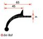 FLARE - UNIVERSAL FIT - BOTTOM MOUNT - 45MM WIDE - 6M LENGTH