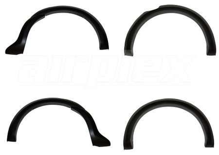 FLARE SET - WITHOUT BOLTS LOOK - NON SENSOR - MATT BLACK - 4" PROFILE