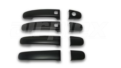 DOOR HANDLE COVER SET - BLACK (to suit handle with button)